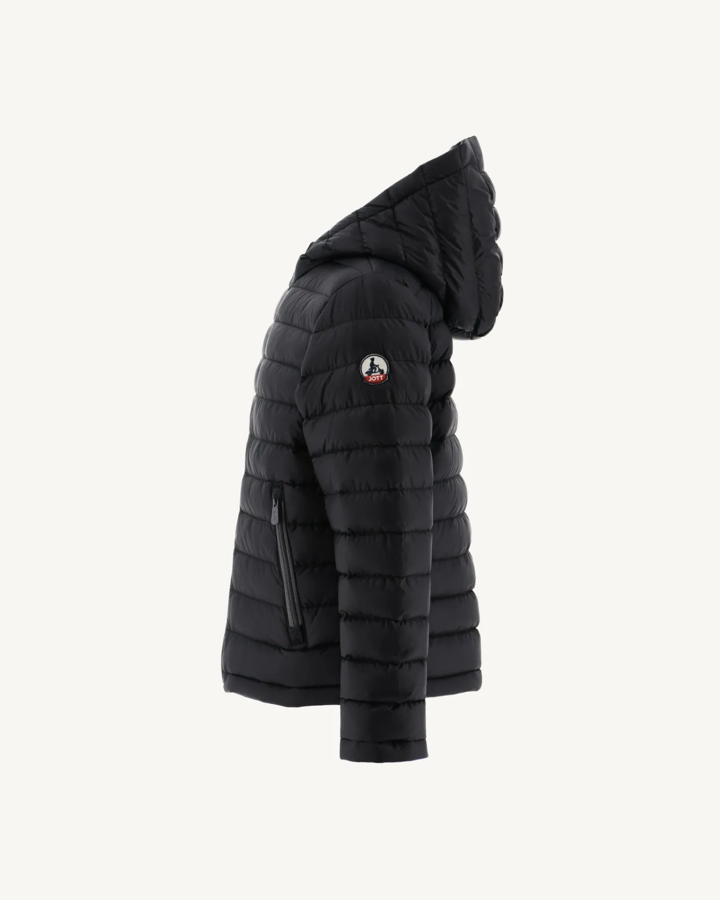 Donzen Jassen-JOTT Doudoune Reversible A Capuche Enfant Noir Zurich 999 Black
