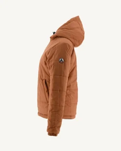 Donzen Jassen & Jacks-JOTT Doudoune Reversible A Capuche Ultralight Marine/Camel Kara 1045 Navy/Camel