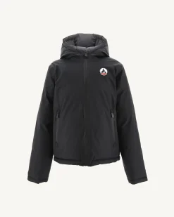Donzen Jassen-JOTT Doudoune Reversible A Capuche Grand Froid A Capuche Enfant Noir/Anthra 9990 Noir/Anthracite