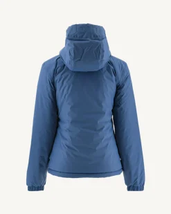 Donzen Jassen & Jacks-JOTT Doudoune Reversible A Capuche Bleu Jeans/Army Vienne 1400 Blue Jeans/Army