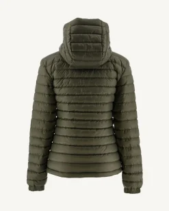 Donzen Jassen & Jacks-JOTT Doudoune Reversible A Capuche Bleu Jeans/Army Vienne 1400 Blue Jeans/Army