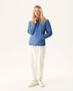 Donzen Jassen & Jacks-JOTT Doudoune Reversible A Capuche Bleu Jeans/Army Vienne 1400 Blue Jeans/Army