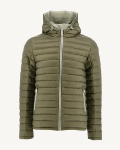 Donzen Jassen & Jacks-JOTT Doudoune Reversible A Capuche Sauge/Army Bergen 829 Sauge/Army