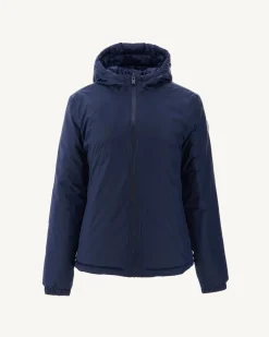 Donzen Jassen & Jacks-JOTT Doudoune Reversible A Capuche Marine Vienne 104 Marine