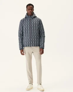 Donzen Jassen & Jacks-JOTT Doudoune Reversible A Capuche Monogram Anthra/Anthra Bergen 5040 Monogram Anthra/Anthra