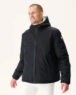 Donzen Jassen & Jacks-JOTT Doudoune Reversible A Capuche Noir/Gris Clair Bergen 9902 Black/Soft Grey