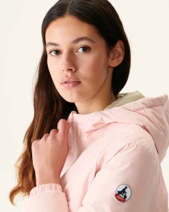 Donzen Jassen & Jacks-JOTT Doudoune Reversible A Capuche Rose Clair/Beige Vienne 4630 Soft Pink/Beige