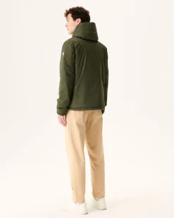 Donzen Jassen & Jacks-JOTT Doudoune Reversible A Capuche Army/Kaki Clair Bergen 2550 Army/Bush