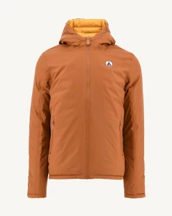 Donzen Jassen & Jacks-JOTT Doudoune Reversible A Capuche Caramel/Moutarde Bergen 828 Caramel/Moutarde