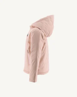 Donzen Jassen-JOTT Doudoune Reversible A Capuche Enfant Rose Pale/Aubergine Zurich 454 Rose Pale/Aubergine