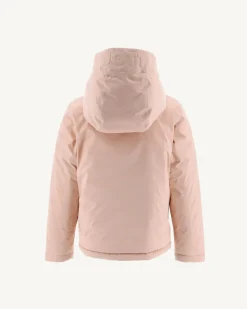 Donzen Jassen-JOTT Doudoune Reversible A Capuche Enfant Rose Pale/Aubergine Zurich 454 Rose Pale/Aubergine