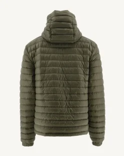 Donzen Jassen & Jacks-JOTT Doudoune Reversible A Capuche Bleu Jeans/Army Bergen 1400 Blue Jeans/Army