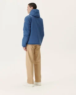Donzen Jassen & Jacks-JOTT Doudoune Reversible A Capuche Bleu Jeans/Army Bergen 1400 Blue Jeans/Army