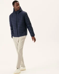 Donzen Jassen & Jacks-JOTT Doudoune Reversible A Capuche Marine Bergen 104 Marine
