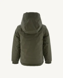 Donzen Jassen-JOTT Doudoune Reversible Army/Monogram Rouge Vif Enfant Zurich 2553 Army/Monogram Fire Red