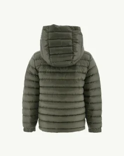 Donzen Jassen-JOTT Doudoune Reversible Bleu Jeans/Army Enfant Zurich 1400 Blue Jeans/Army