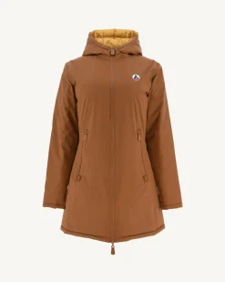 Donzen Jassen & Jacks-JOTT Doudoune Reversible Caramel/Moutarde Moscou 828 Caramel/Moutarde