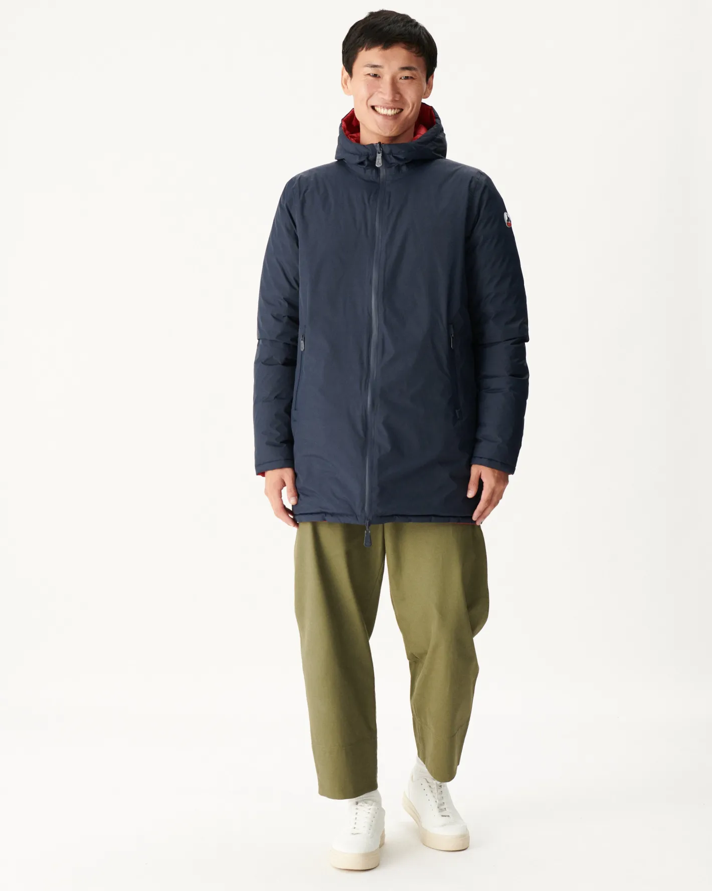 Donzen Jassen & Jacks-JOTT Doudoune Reversible Marine/Rouge Amsterdam 189 Marine/Rouge