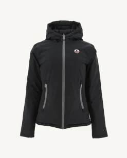 Donzen Jassen & Jacks-JOTT Doudoune Reversible Noir Vienne 999 Black