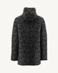 Donzen Jassen & Jacks-JOTT Doudoune Reversible Print Militaire/Noir Amsterdam 278 Print Militaire/Noir