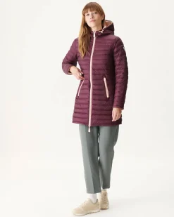 Donzen Jassen & Jacks-JOTT Doudoune Reversible Rose Pale/Aubergine Moscou 454 Rose Pale/Aubergine