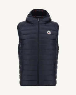 Donzen Jassen & Jacks-JOTT Doudoune Sans Manches A Capuche Marine Pat 104 Marine