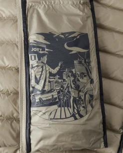 Donzen Jassen & Jacks-JOTT Doudoune Sans Manches A Capuche Beige Pat 804 Beige