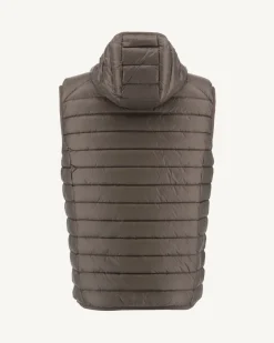 Donzen Jassen & Jacks-JOTT Doudoune Sans Manches A Capuche Taupe Pat 808 Taupe