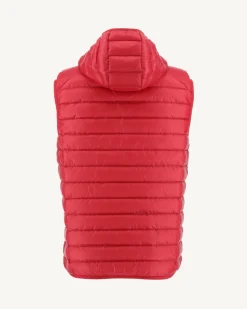 Donzen Jassen & Jacks-JOTT Doudoune Sans Manches A Capuche Rouge Pat 300 Red