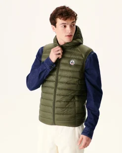 Donzen Jassen & Jacks-JOTT Doudoune Sans Manches A Capuche Army Pat 255 Army