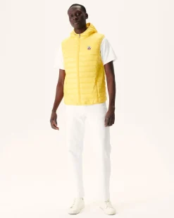 Donzen Jassen & Jacks-JOTT Doudoune Sans Manches A Capuche Jaune Clair Pat 627 Soft Yellow