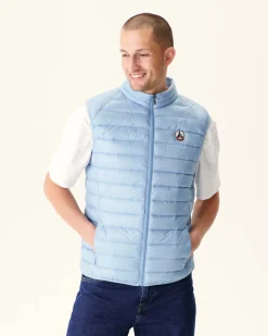 Donzen Jassen & Jacks-JOTT Doudoune Sans Manches Bleu Clair Tom 180 Soft Blue