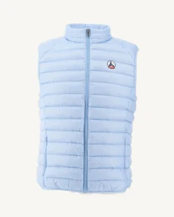 Donzen Jassen & Jacks-JOTT Doudoune Sans Manches Bleu Clair Tom 180 Soft Blue