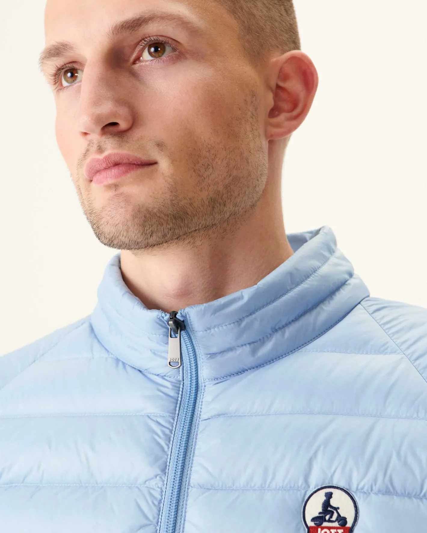 Donzen Jassen & Jacks-JOTT Doudoune Sans Manches Bleu Clair Tom 180 Soft Blue