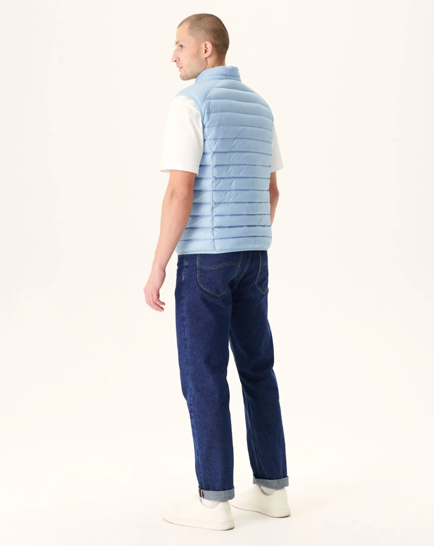Donzen Jassen & Jacks-JOTT Doudoune Sans Manches Bleu Clair Tom 180 Soft Blue