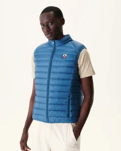 Donzen Jassen & Jacks-JOTT Doudoune Sans Manches Bleu Jeans Tom 140 Blue Jeans