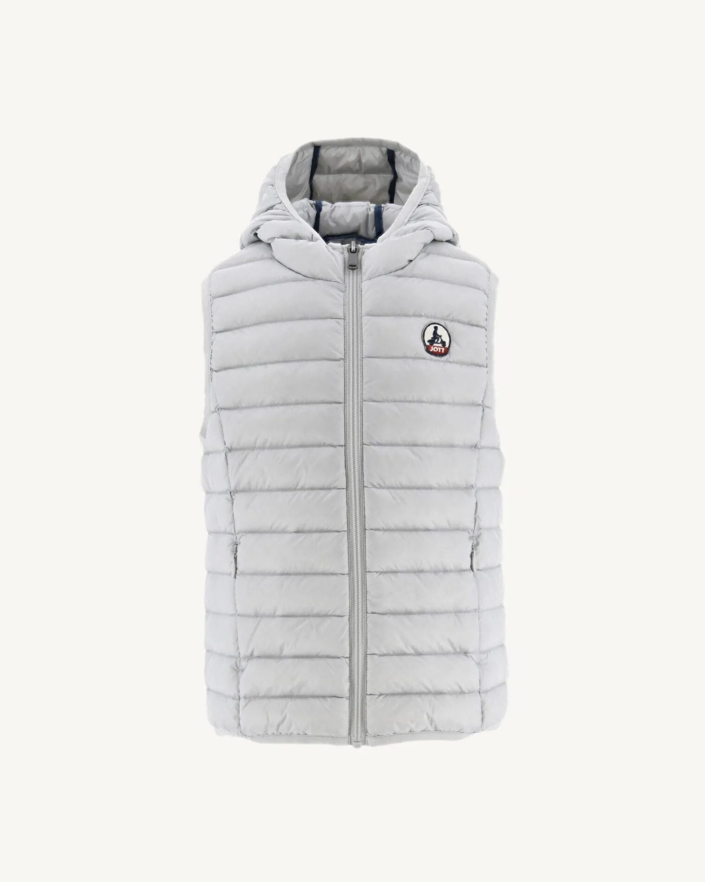 Donzen Jassen-JOTT Doudoune Sans Manches Enfant Gris Clair Djam 532 Soft Grey