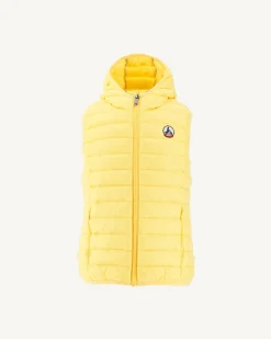 Donzen Jassen-JOTT Doudoune Sans Manches Enfant Jaune Clair Djam 627 Soft Yellow