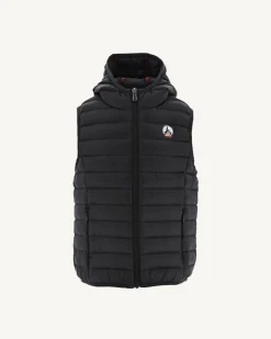 Donzen Jassen-JOTT Doudoune Sans Manches Enfant Noir Djam 999 Black