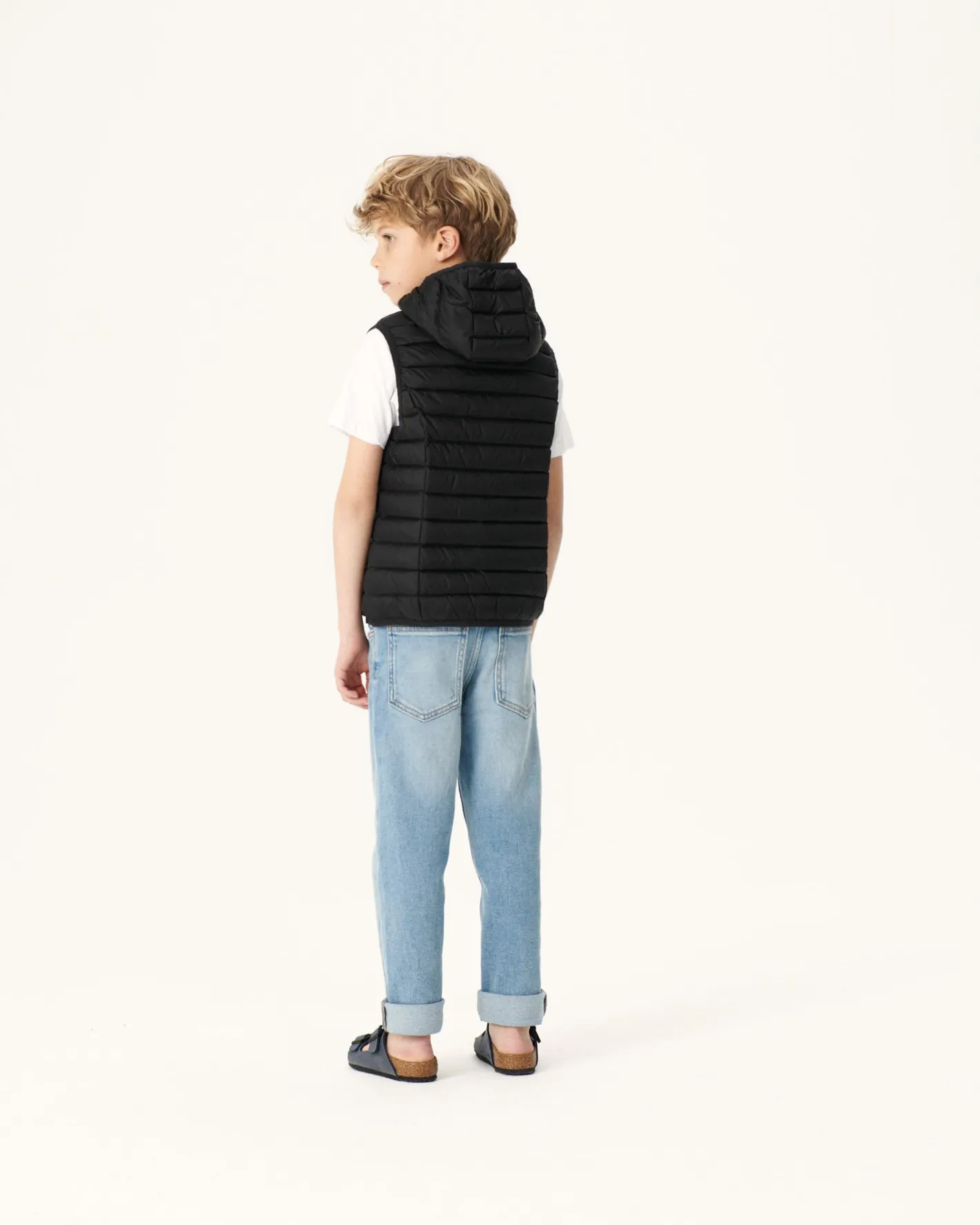 Donzen Jassen-JOTT Doudoune Sans Manches Enfant Noir Djam 999 Black