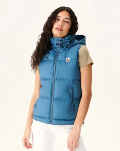 Donzen Jassen & Jacks-JOTT Doudoune Sans Manches Grand Froid Bleu Jeans Sevilla 140 Blue Jeans