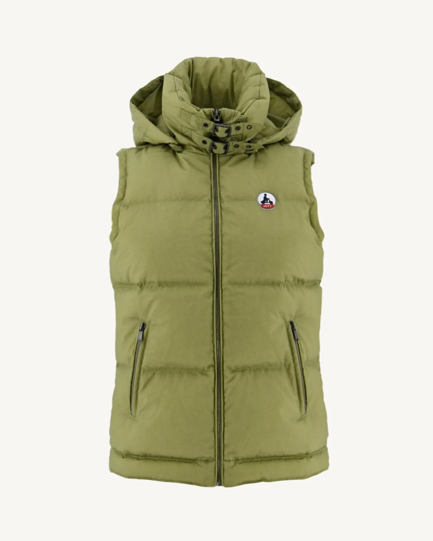 Donzen Jassen & Jacks-JOTT Doudoune Sans Manches Grand Froid Kaki Clair Sevilla 247 Bush