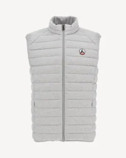 Donzen Jassen & Jacks-JOTT Doudoune Sans Manches Jersey Gris Chine Tom 514 Gris Chine