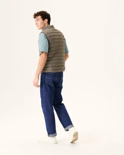 Donzen Jassen & Jacks-JOTT Doudoune Sans Manches Stretch Taupe Arafo 808 Taupe