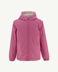 Donzen Jassen-JOTT Doudoune Ultralight Reversible A Capuche Rose Intense/Rose Clair Enfan 4570 Wild Rose/Soft Pink