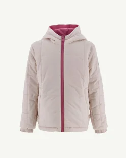 Donzen Jassen-JOTT Doudoune Ultralight Reversible A Capuche Rose Intense/Rose Clair Enfan 4570 Wild Rose/Soft Pink
