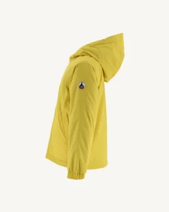 Donzen Jassen-JOTT Doudoune Ultralight Reversible A Capuche Citron/Azur Enfant Rosso 6310 Lemon/Azure