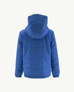Donzen Jassen-JOTT Doudoune Ultralight Reversible A Capuche Citron/Azur Enfant Rosso 6310 Lemon/Azure