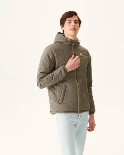 Donzen Jassen & Jacks-JOTT Doudoune Ultralight Reversible A Capuche Beige/Taupe Vigo 8041 Beige/Taupe