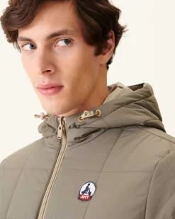 Donzen Jassen & Jacks-JOTT Doudoune Ultralight Reversible A Capuche Beige/Taupe Vigo 8041 Beige/Taupe